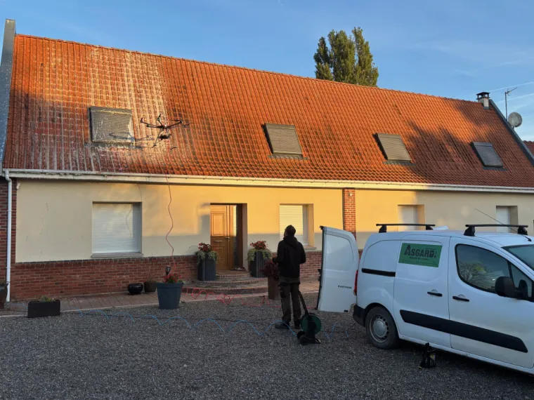 Traitement de toiture et pignon sur la commune de Racquinghem (62), Arques, ASGARD